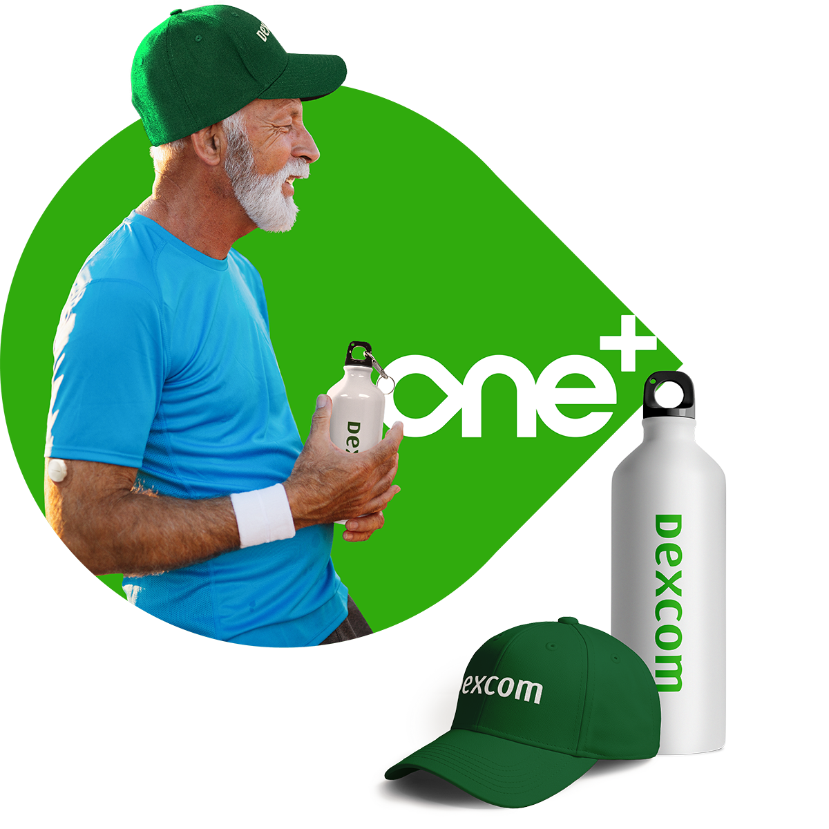 Free Dexcom cap and water bottle promotion*
